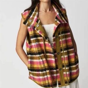 Free People Wrapped Up Blanket Vest